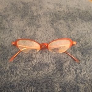 Maryam Ziam half rim cat eye frames